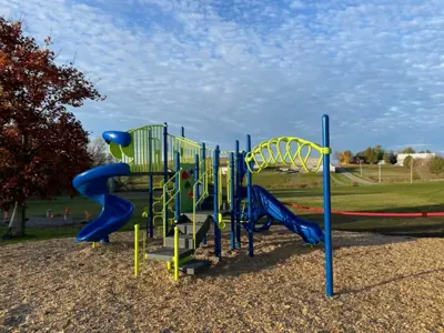 Cold Springs Park focused on a climbing structure