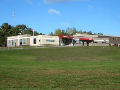 Bewdley Community Centre surrounded by greenery