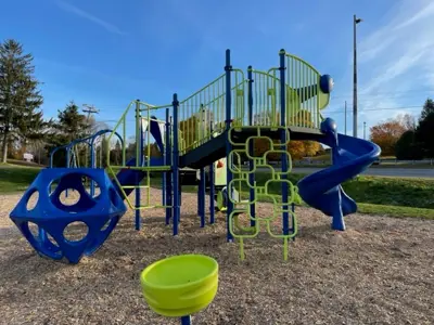 Cold Springs Park focused on a climbing structure